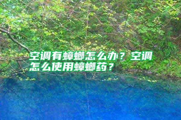 空調有蟑螂怎么辦？空調怎么使用蟑螂藥？