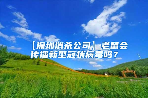 【深圳消殺公司】老鼠會傳播新型冠狀病毒嗎？