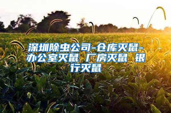 深圳除蟲公司-倉庫滅鼠-辦公室滅鼠 廠房滅鼠 銀行滅鼠