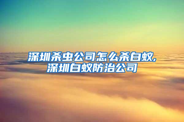 深圳殺蟲公司怎么殺白蟻,深圳白蟻防治公司