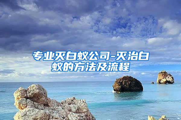 專業滅白蟻公司-滅治白蟻的方法及流程